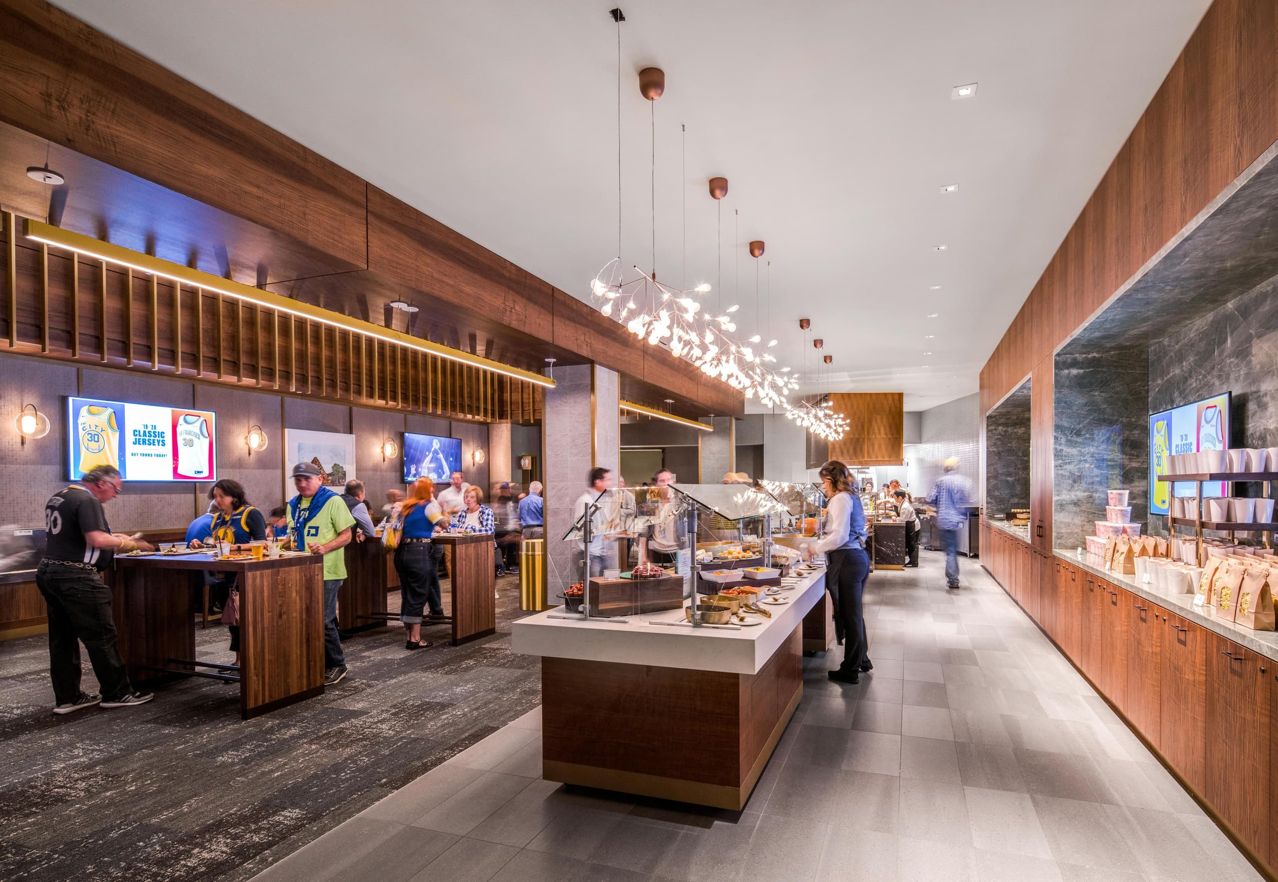 Guests gathered for Foundry pre-game hospitality